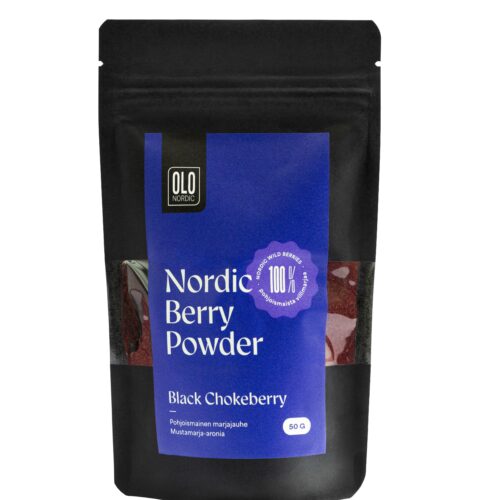 100% Mustamarja-aroniajauhe, 50g, Suomi